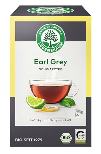 Lebensbaum Bio Schwarztee Earl Grey, 3er Pack (3 x 40 g) von Lebensbaum