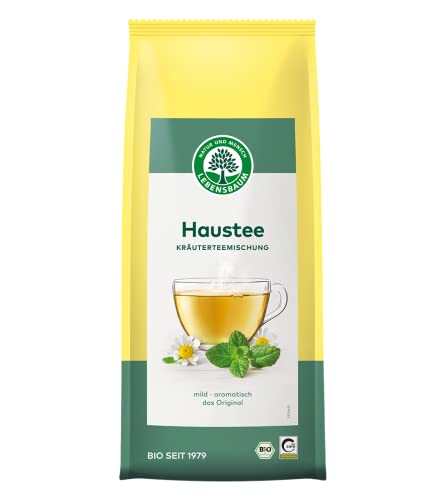 LEBENSBAUM Tee Haustee lose, Bio-Tee mit mild-aromatischem Geschmack, Kräutertee lose, 100% natürlicher Genuss, 100 g von Lebensbaum