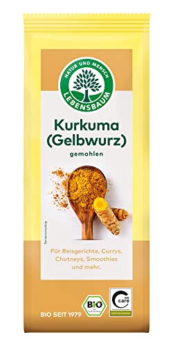 Lebensbaum Kurkuma, gemahlen (Gelbwurzel), 3er Pack (3 x 50 g) - Bio von Lebensbaum