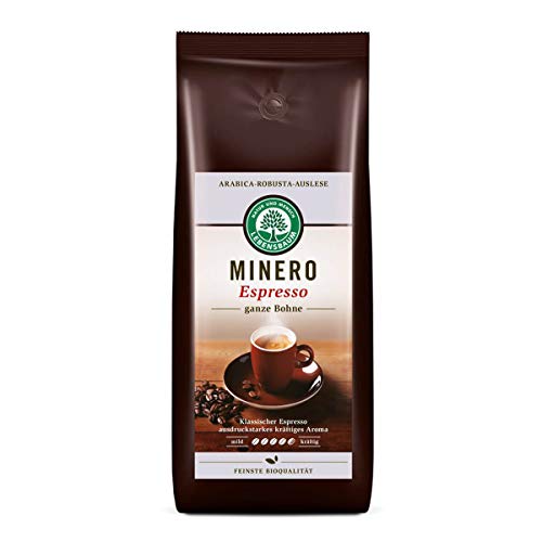 Lebensbaum - Minero Espresso ganze Bohne - 1 kg - 4er Pack von Lebensbaum