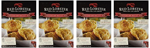 (Pack of 4) Red Lobster Cheddar Bay Biscuit Mix 11.36 oz Box