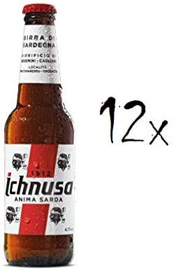 12x Bier Birra Ichnusa Anima sarda lager 4,7% Alkohol 330 cl aus italien