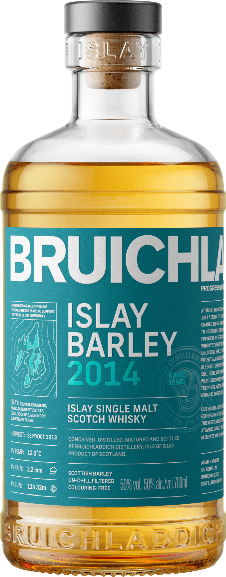 2014 Bruichladdich Islay Barley Single Malt Scotch Whisky