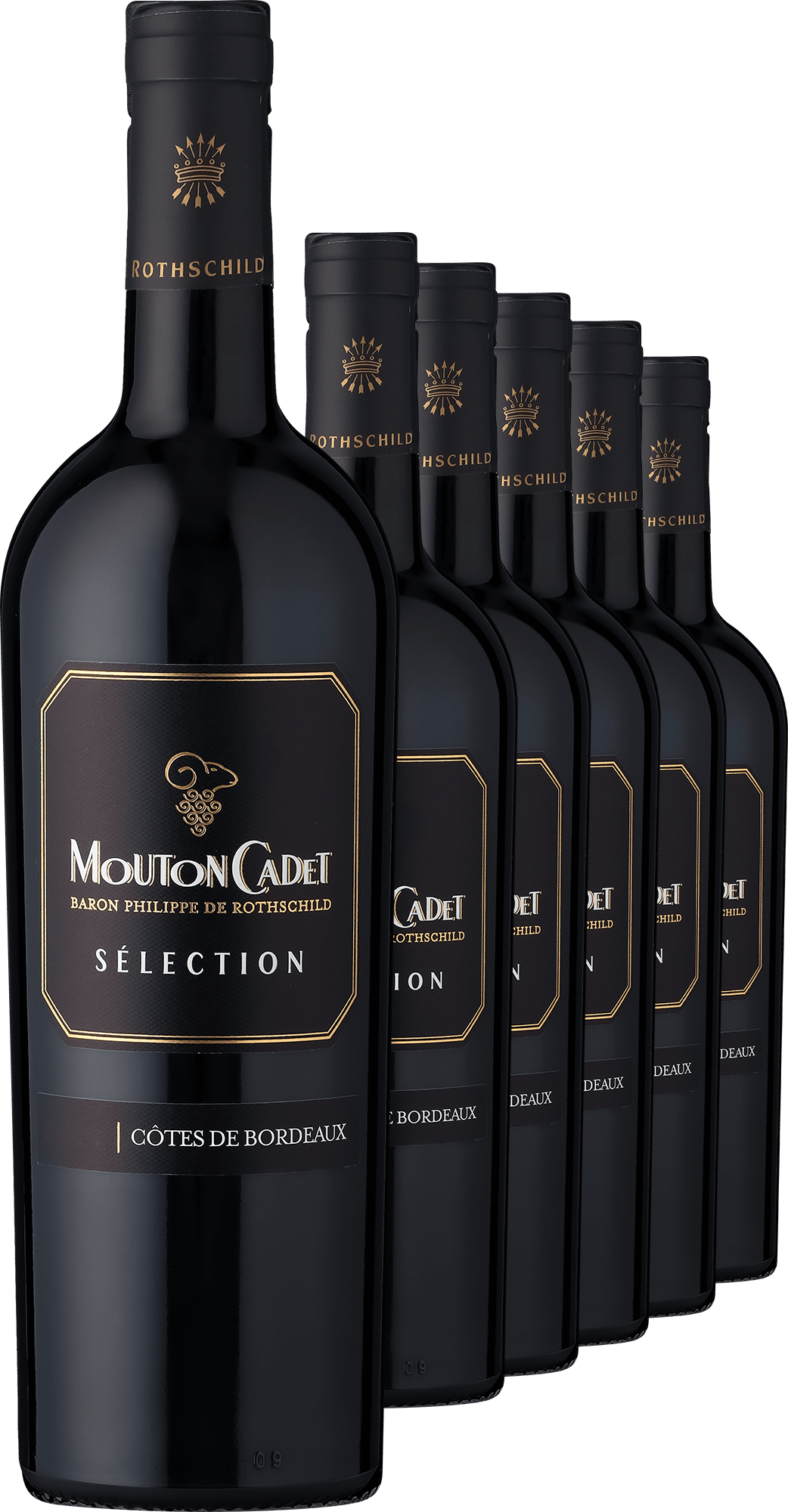 2020 Mouton Cadet »Sélection« Côtes de Bordeaux im 6er-Vorratspaket