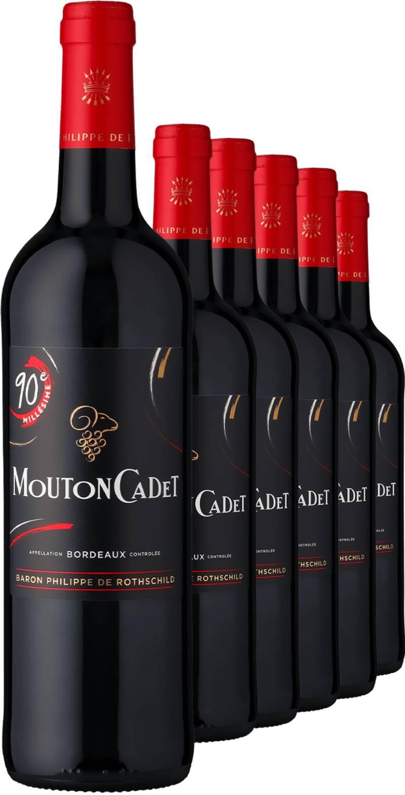 2020 Mouton Cadet Rouge im 6er-Vorratspaket