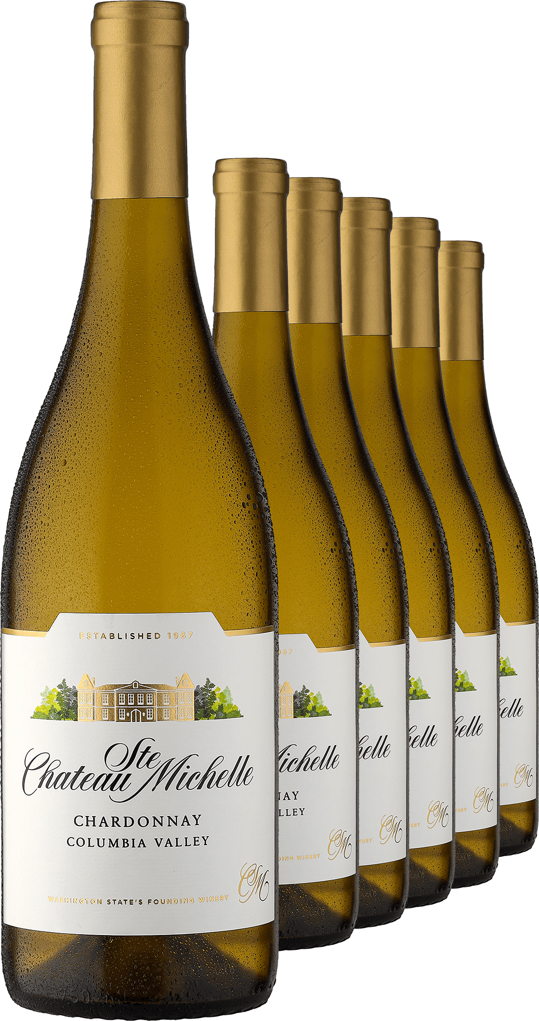 2021 Chateau Ste. Michelle Columbia Valley Chardonnay im 6er-Vorratspaket