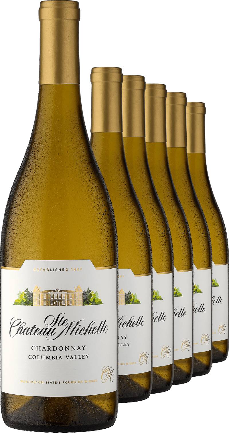 2021 Chateau Ste. Michelle Columbia Valley Chardonnay im 6er-Vorratspaket