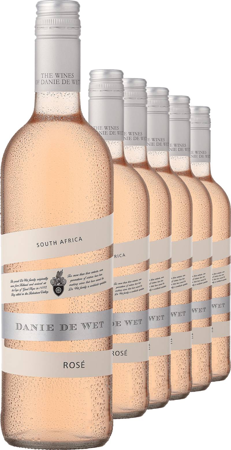 2023 6er-Vorratspaket Danie de Wet »Good Hope« Rosé