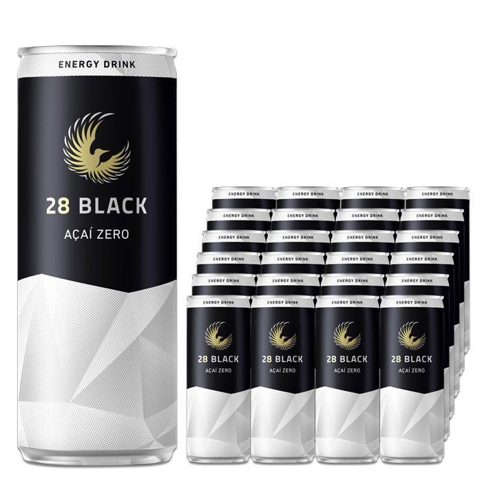 28 Black Açaí Zero 24x250ML