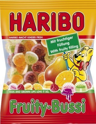 4x Haribo Fruity-Bussi each Bag 200g (German Import) by Haribo