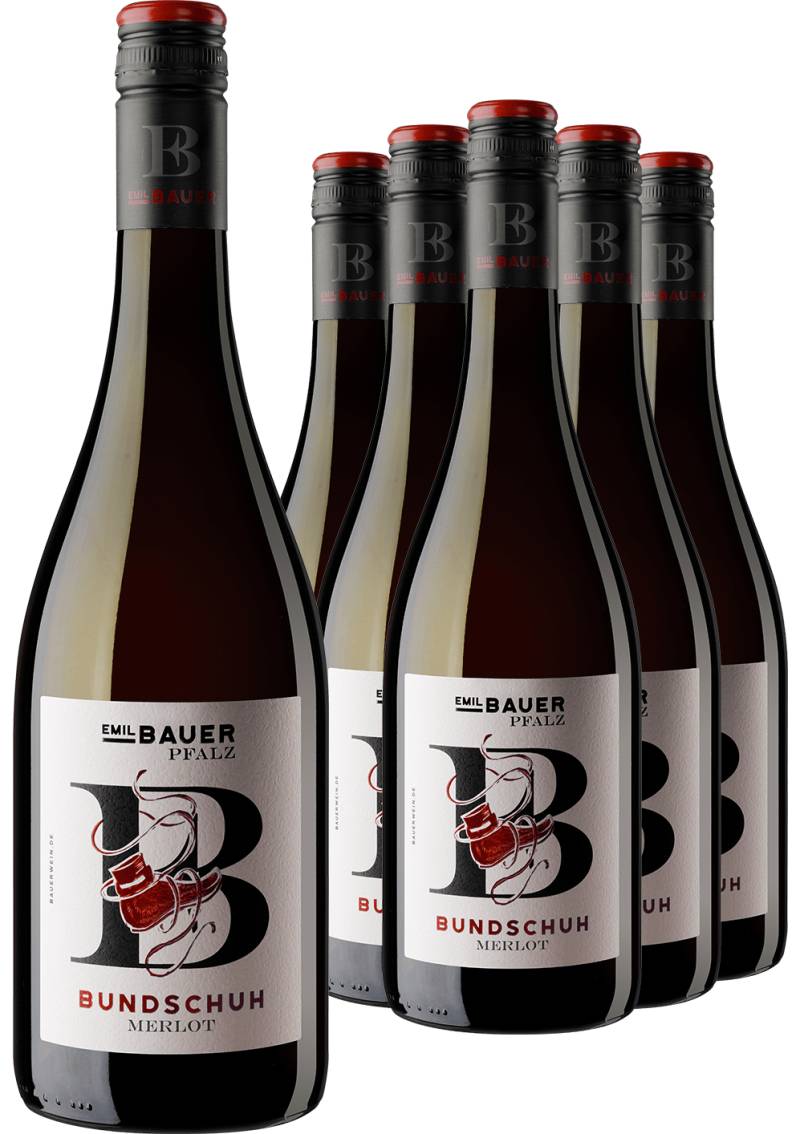 5+1-PAKET Emil Bauer Bundschuh Merlot 2022