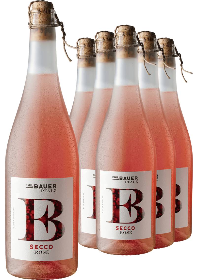 5+1-PAKET Emil Bauer Secco Rosé