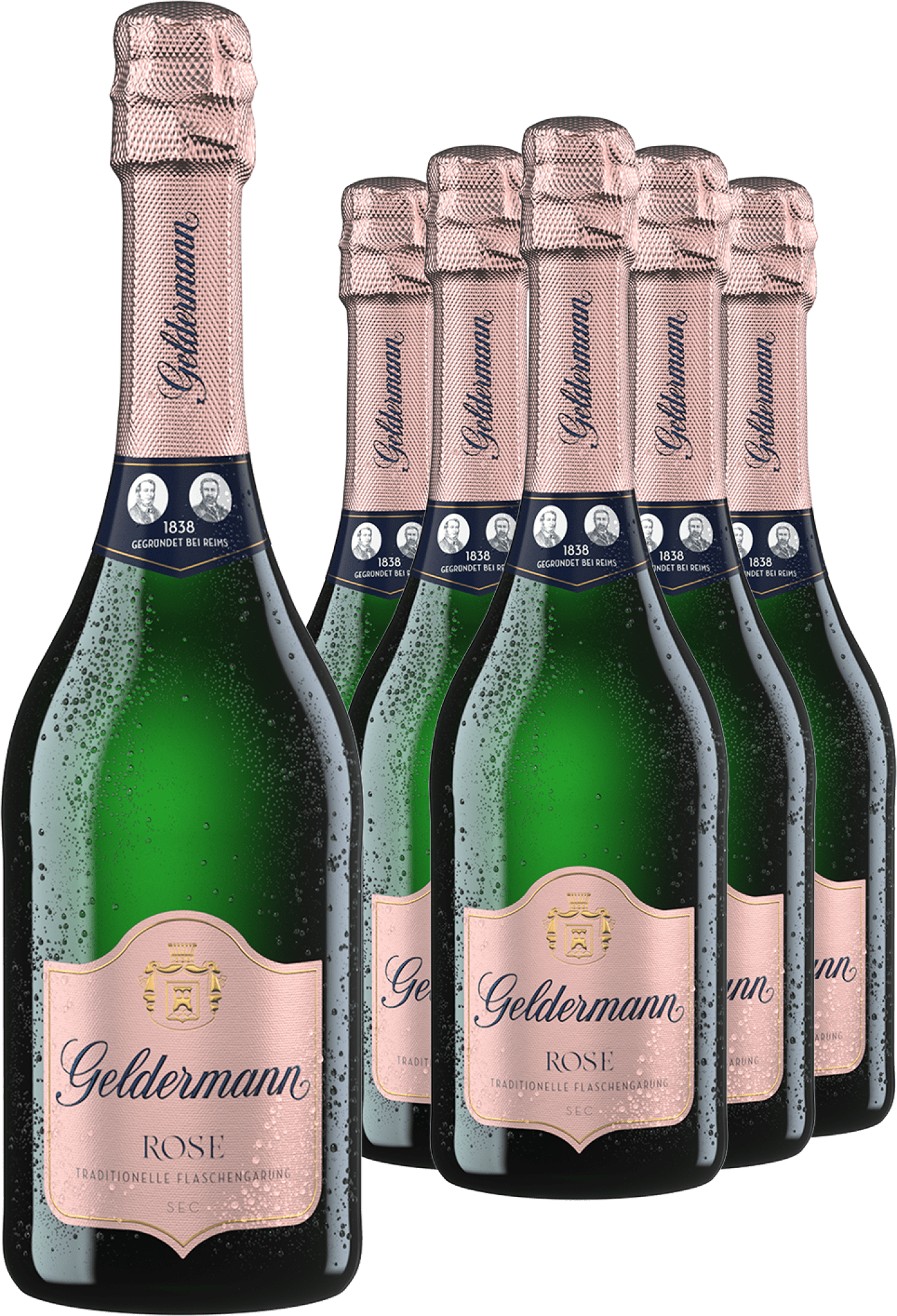 5+1-PAKET Geldermann Les Premiers Brut Rosé