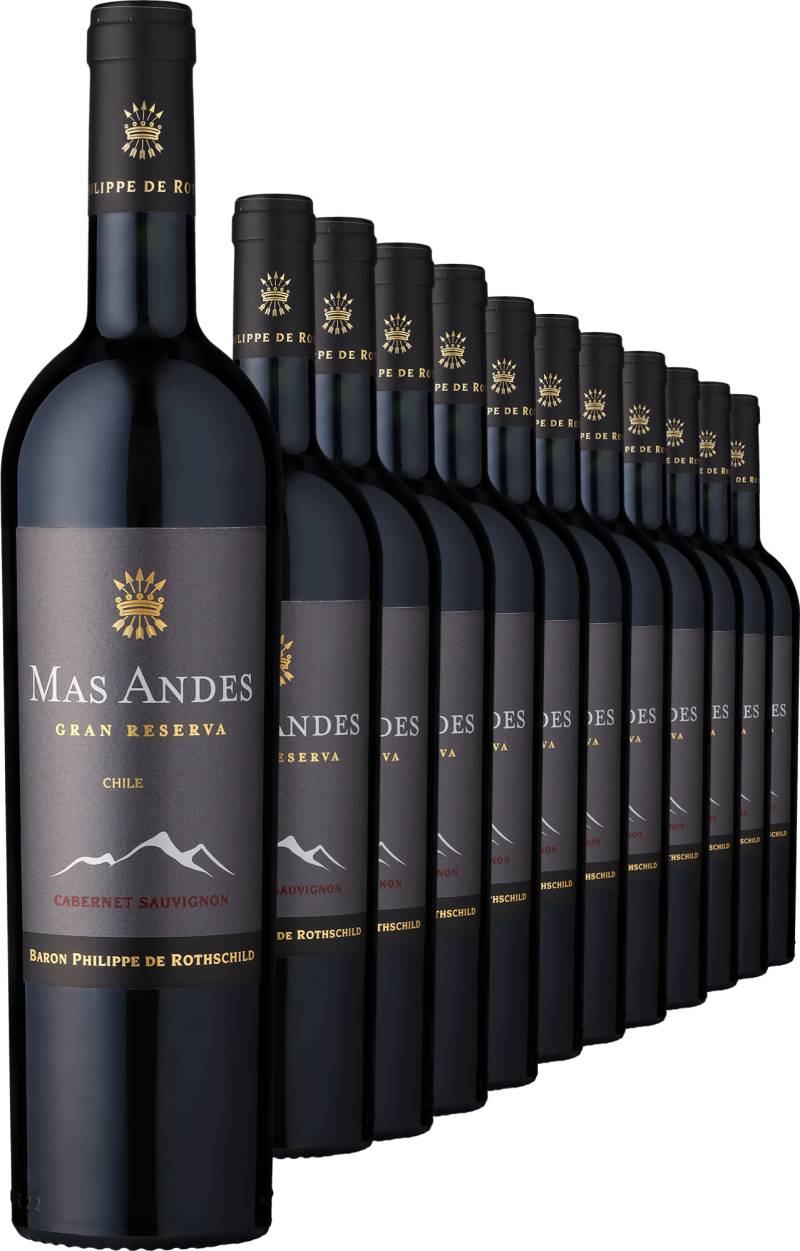 2021 Rothschild Mas Andes Gran Reserva Cabernet Sauvignon im 12er-Vorratspaket