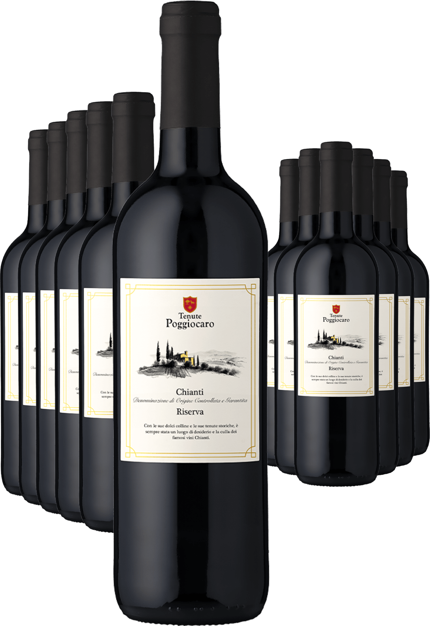 6+6-PAKET Tenute Poggiocaro Chianti Riserva 2021