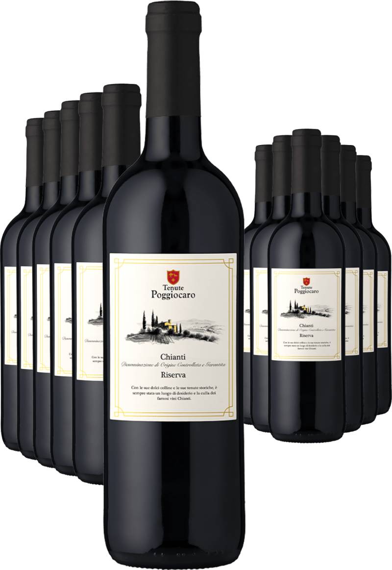 6+6-PAKET Tenute Poggiocaro Chianti Riserva 2021