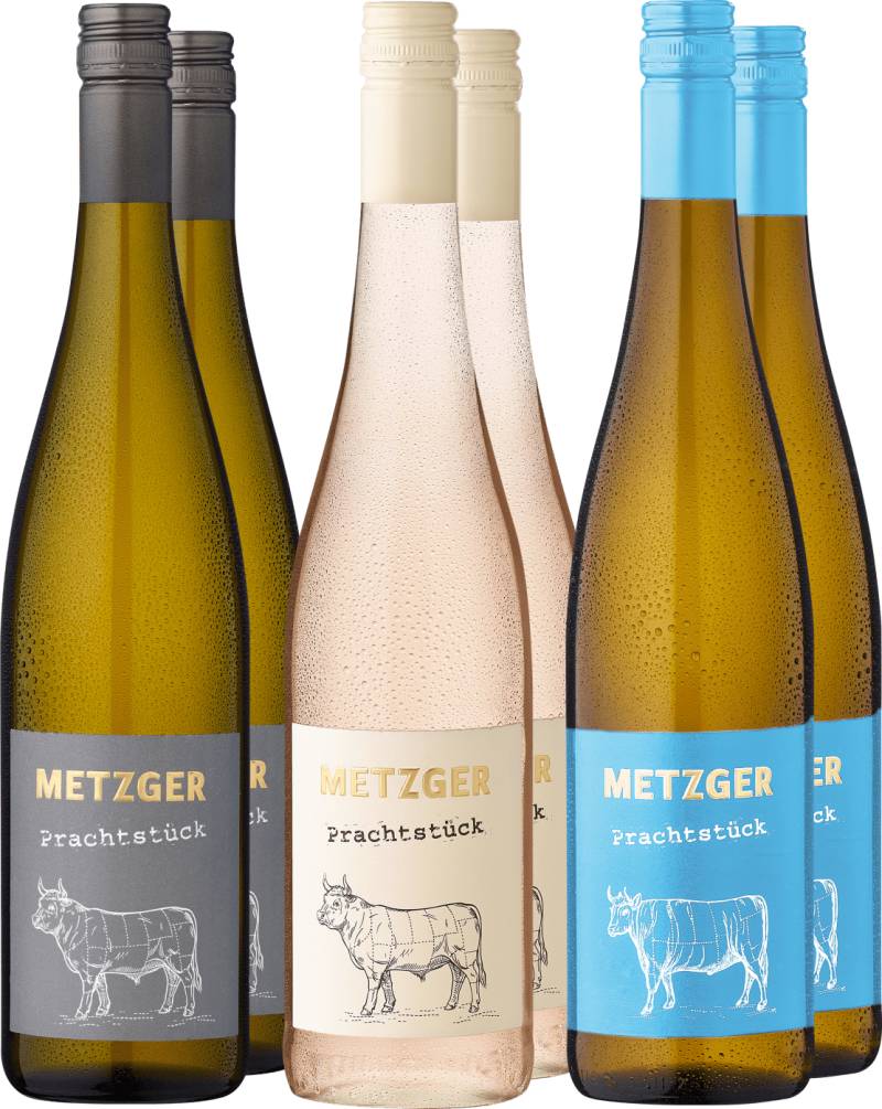 6er-Probierpaket »Weingut Metzger in Weiß« von Metzger