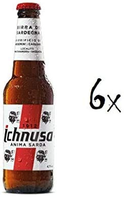 6x Bier Birra Ichnusa Anima sarda lager 4,7% Alkohol 330 cl aus italien