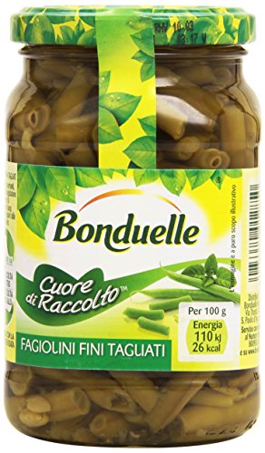 6x Bonduelle fagiolini grüne Bohnen 330g glas Italienische Hülsenfrücht Gemüse von Bonduelle