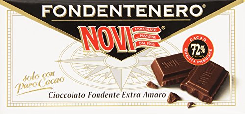 6x Novi Fondentenero Italien Extra Bittere Dunkle Schokolade 100 gr