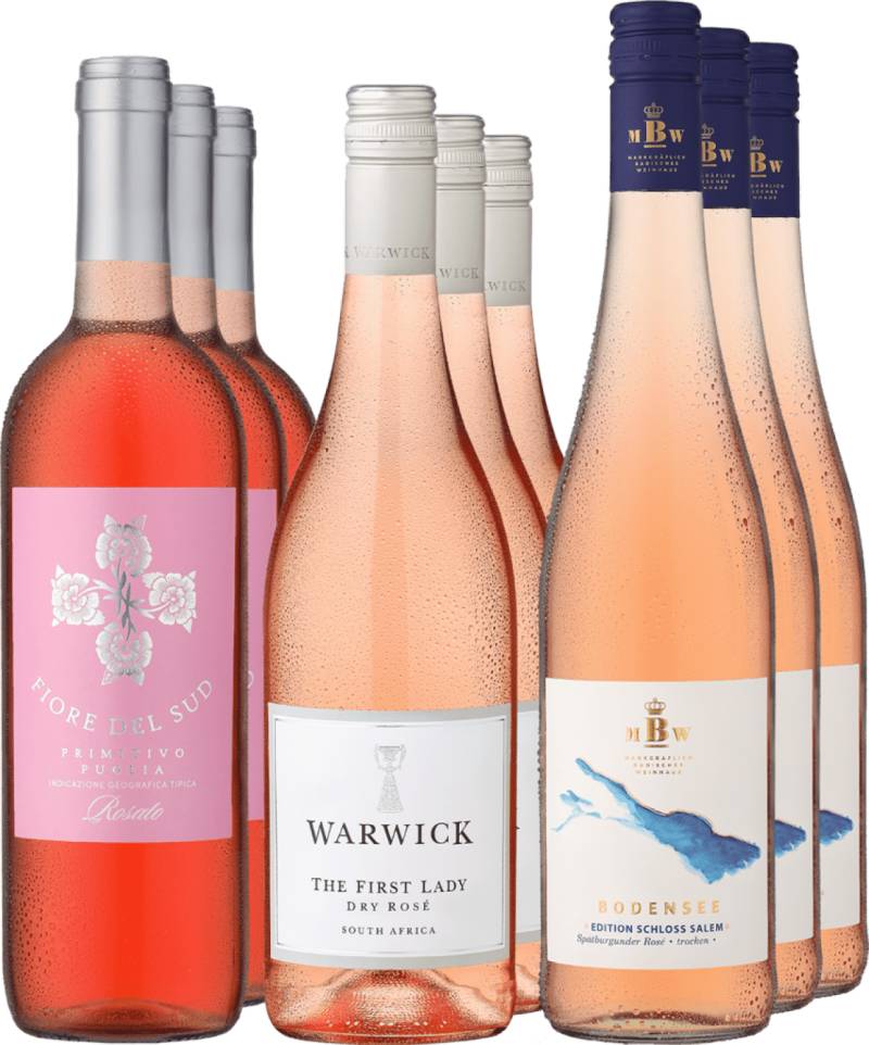 9er-Probierpaket »Roségenuss für den Sommer«