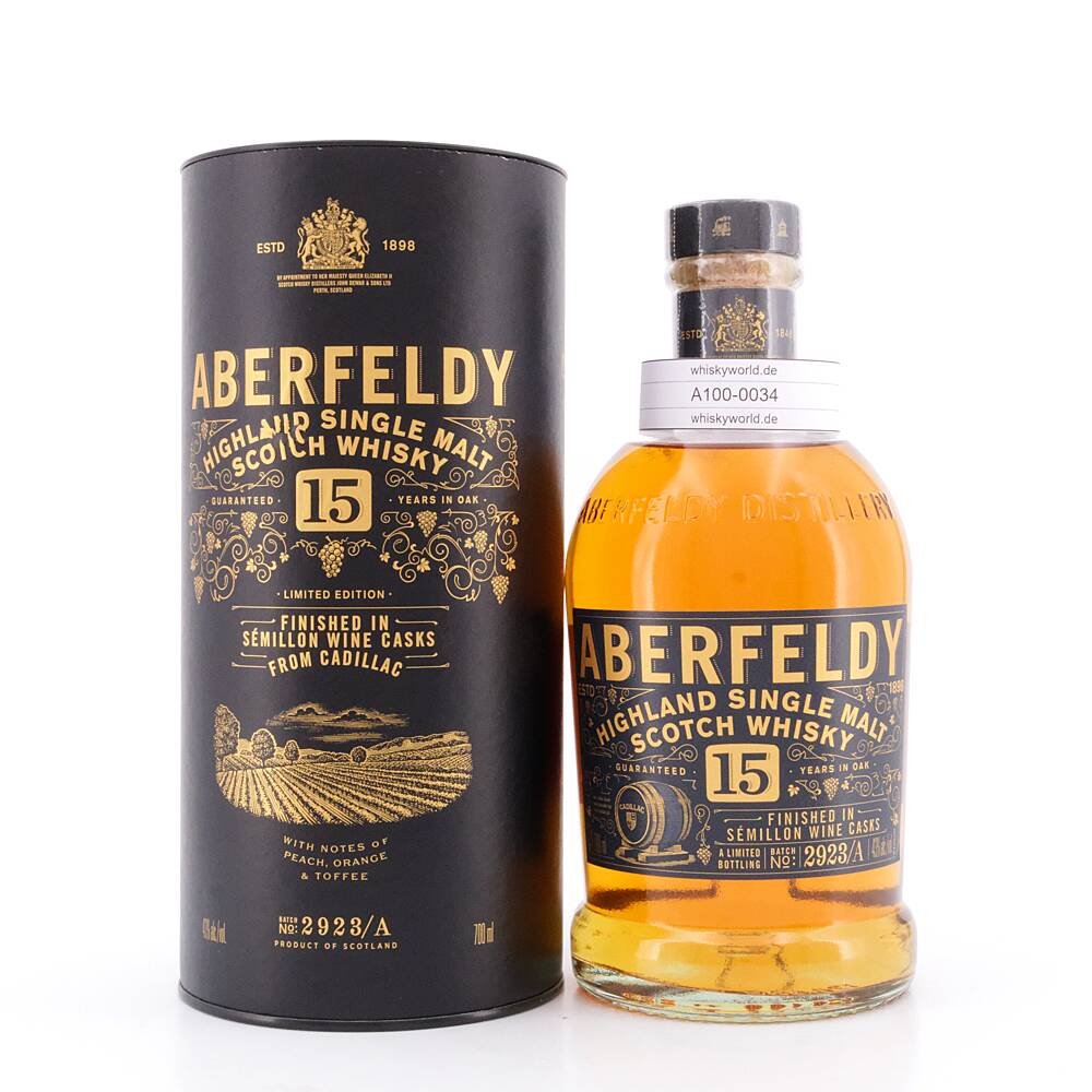 Aberfeldy 15 Jahre Finish in Sémillion Wine Casks 0,70 L/ 43.0% vol