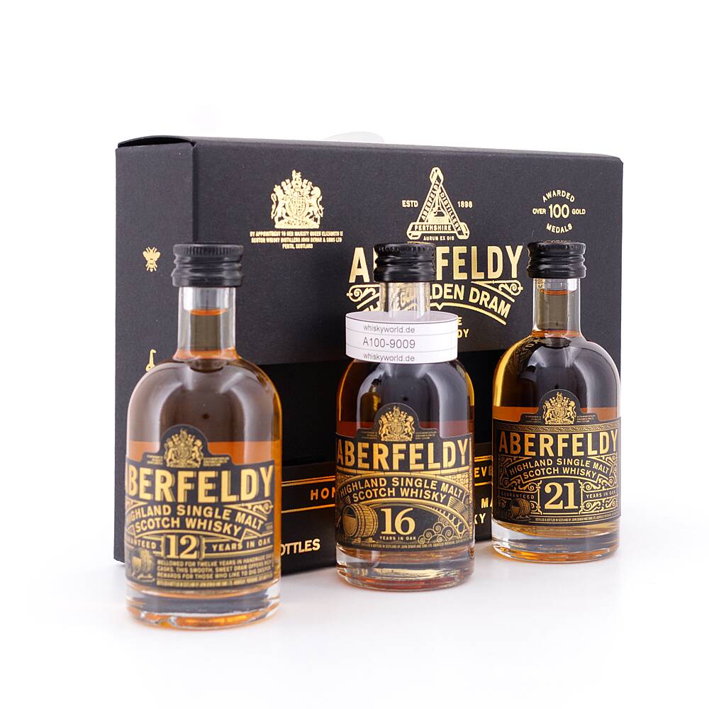 Aberfeldy Collection The Golden Dram Miniaturset 0,150 L/ 40.0% vol