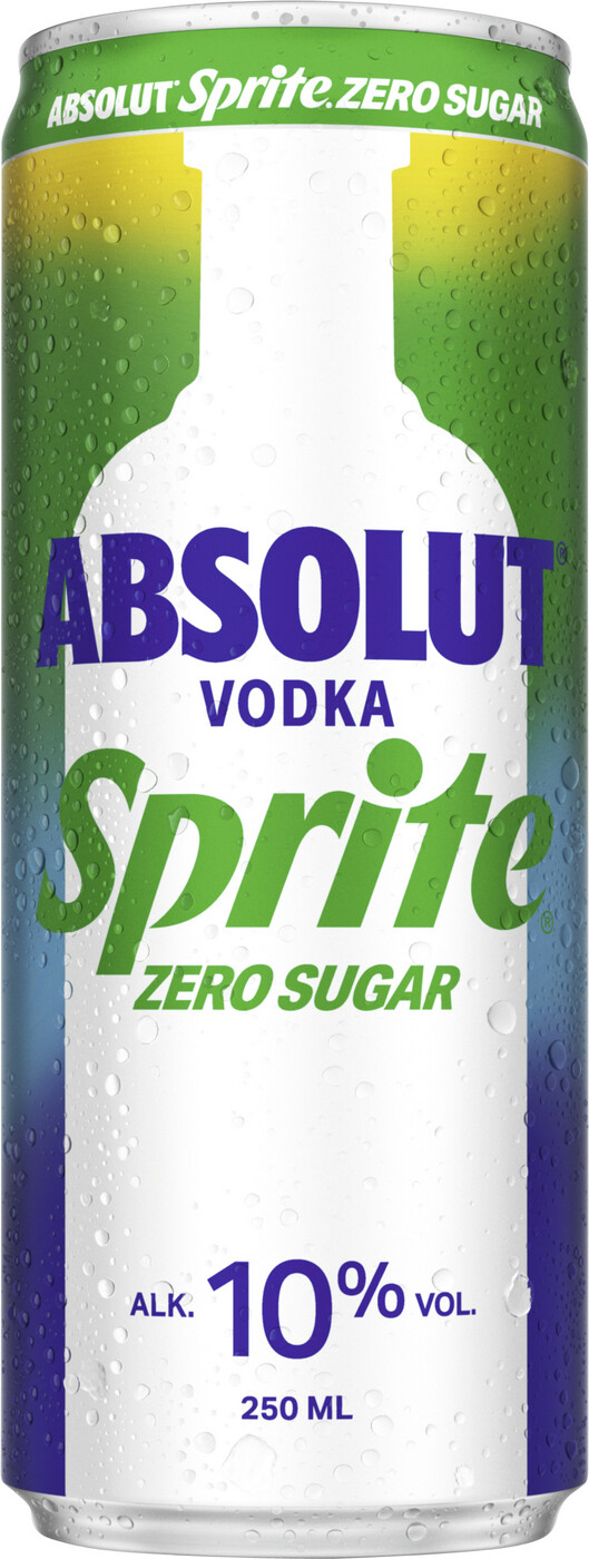 Absolut Vodka Sprite Zero Sugar 0,25L