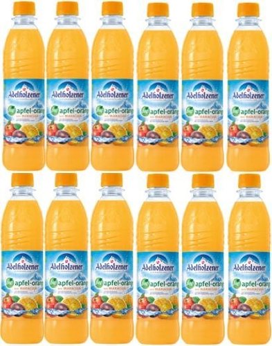 Adelholzener Orange Maracuja 12x0,5 l Bio Saft 6 l Flasche Erwachsener von Adelholzener