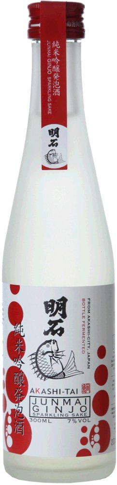 Akashi Junmai Ginjo Sparkling Sake 7%vol