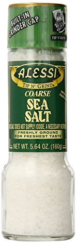 Alessi Grinder Sea Salt, 5.64-Ounce (Pack of 6)