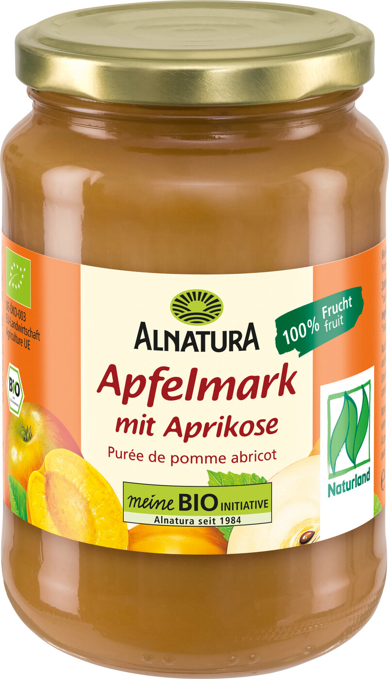 Alnatura Bio Apfelmark mit Aprikose 360G