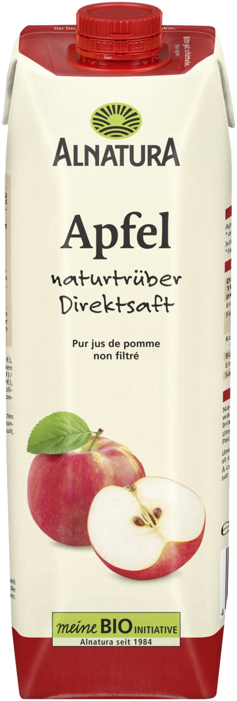 Alnatura Bio Apfelsaft naturtrüb 1L