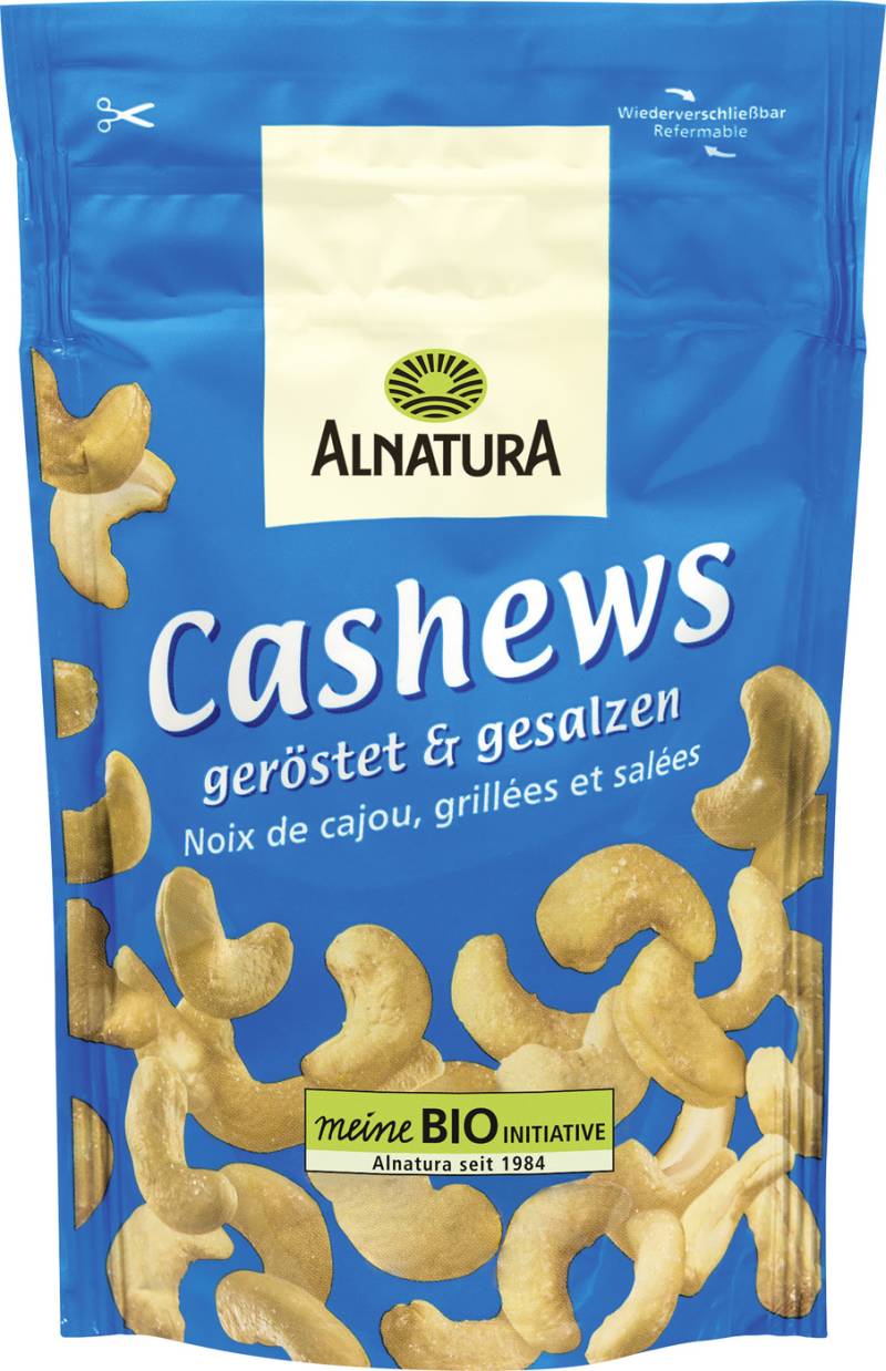 Alnatura Bio Cashews geröstet & gesalzen 100G