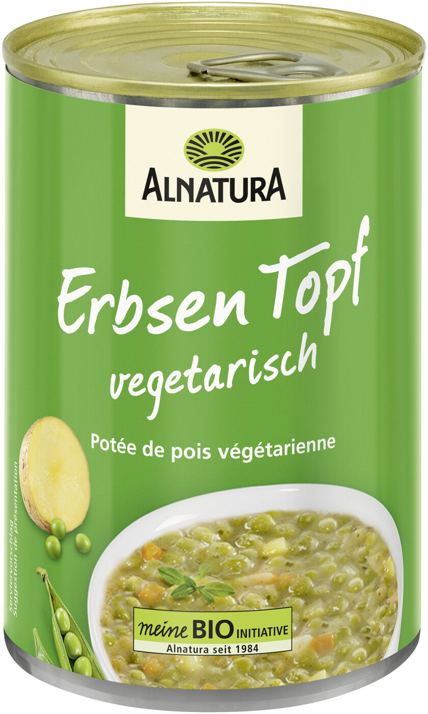 Alnatura Bio Erbsen Topf 400G