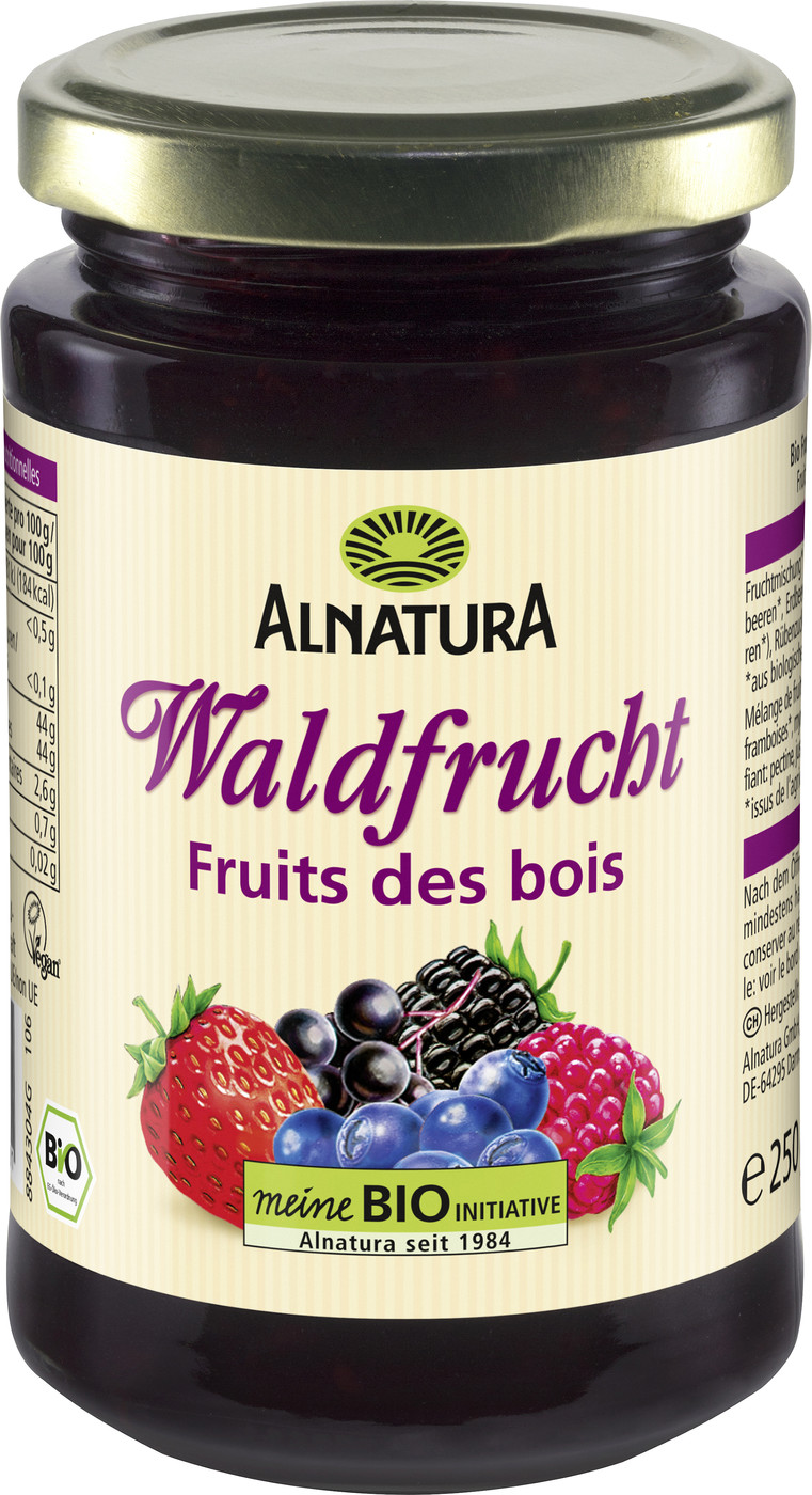 Alnatura Bio Fruchtaufstrich Waldfrucht 250G