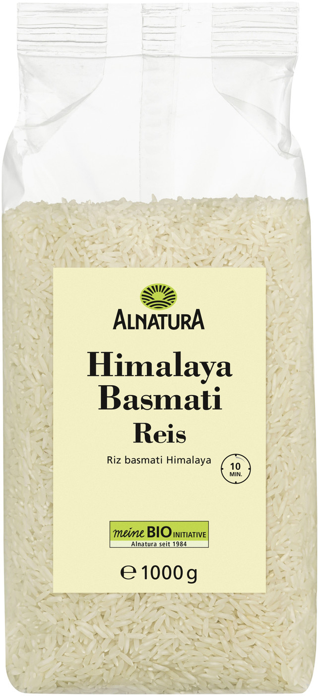 Alnatura Bio Himalaya Basmati Reis 1KG