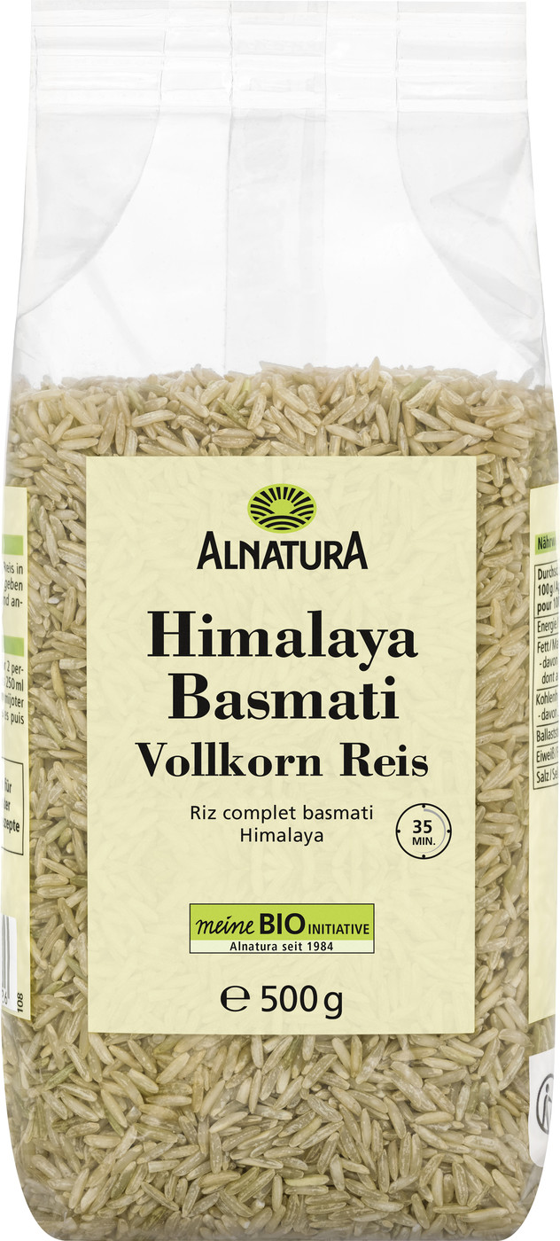 Alnatura Bio Himalaya Basmati Vollkorn Reis 500G