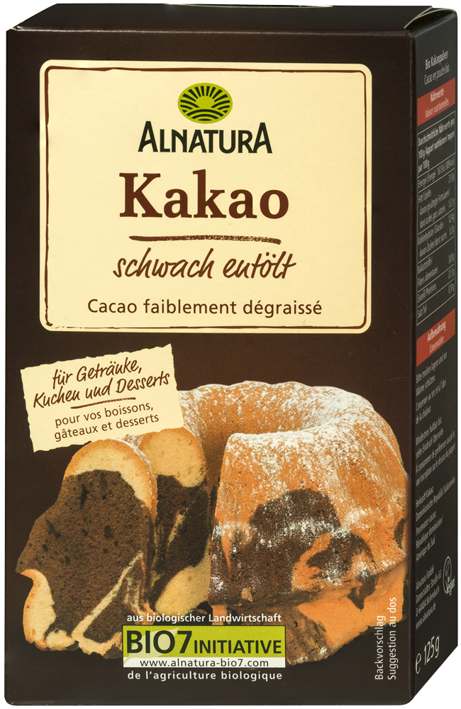 Alnatura Bio Kakao schwach entölt 125G