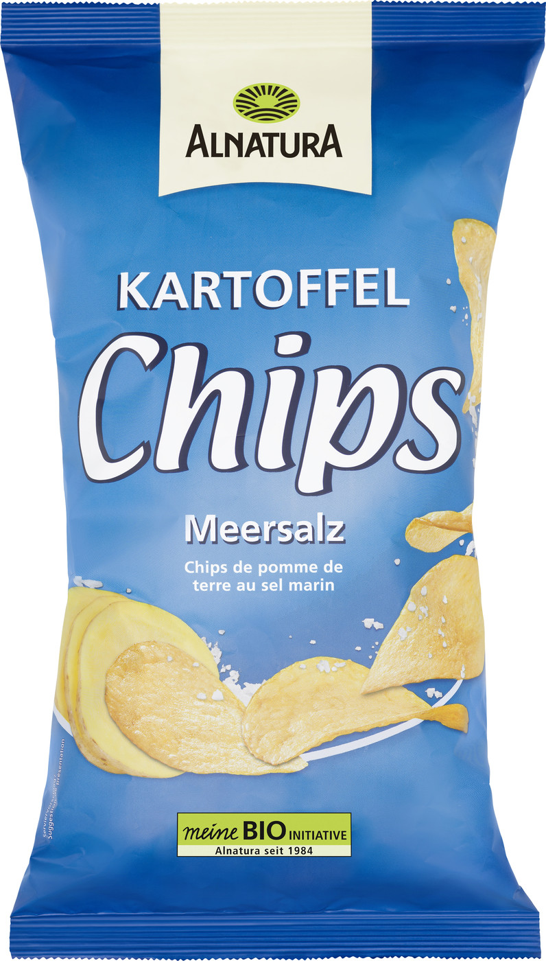 Alnatura Bio Kartoffelchips Meersalz 125G