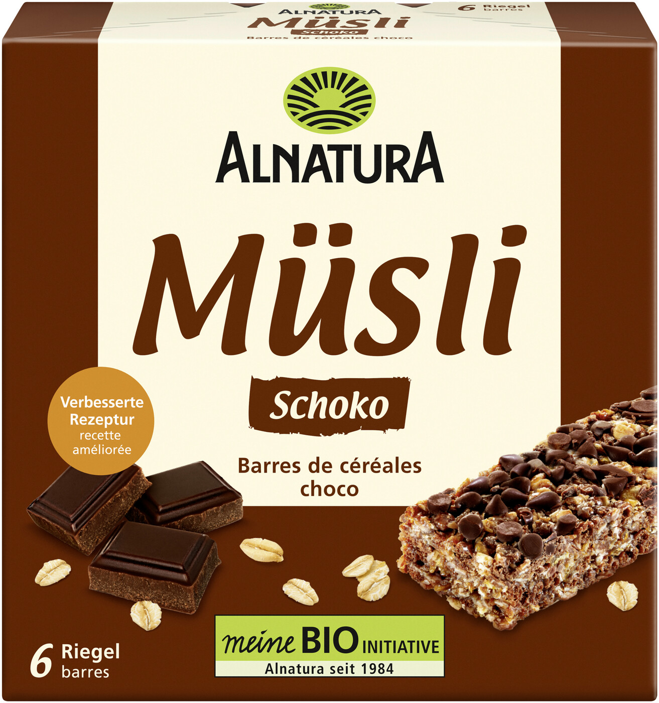 Alnatura Müsli-Riegel Schoko 6ST 150G