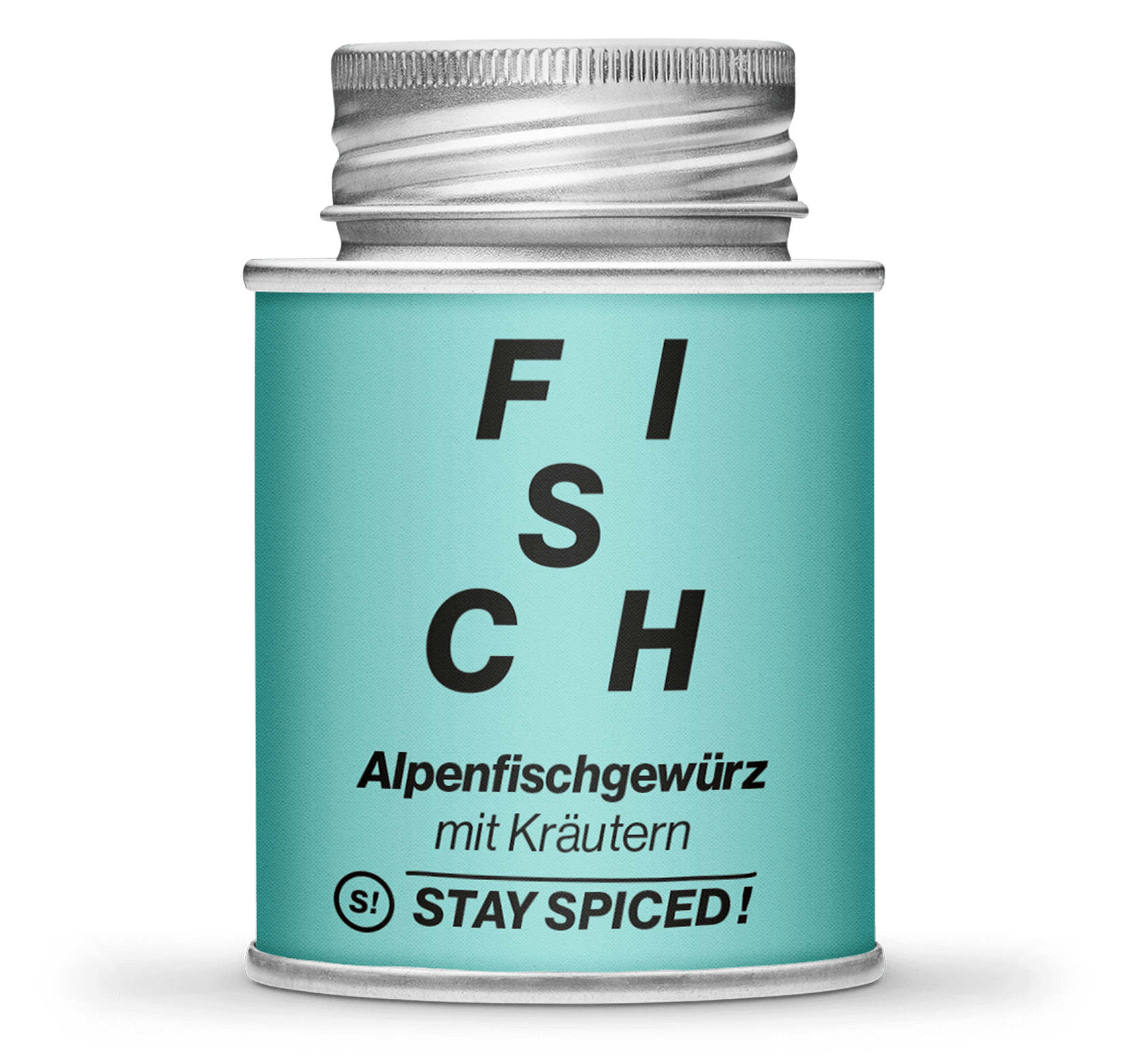 Alpenfischgewürz mit Kräutern - gemahlen, 170ml Schraubdose