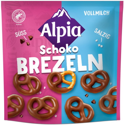 Alpia Schoko Brezeln Vollmilch 140G