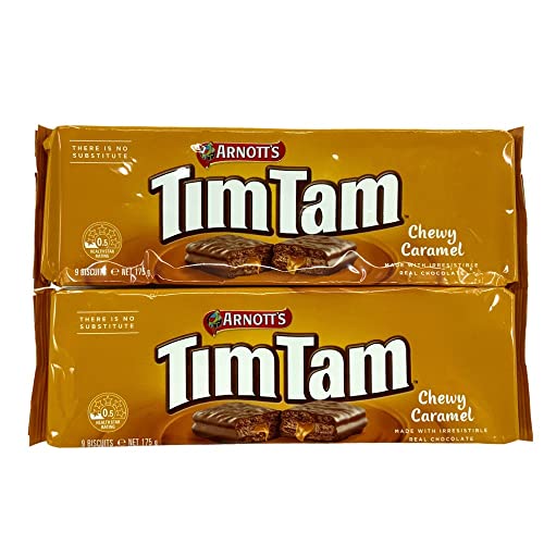 Arnotts Tim Tam - Chewy Caramel (175g) - Packung mit 2