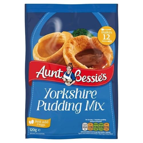 Aunt Bessie Homebake Yorkshire Pudding Mix (128g) - Packung mit 2 von Aunt Bessies