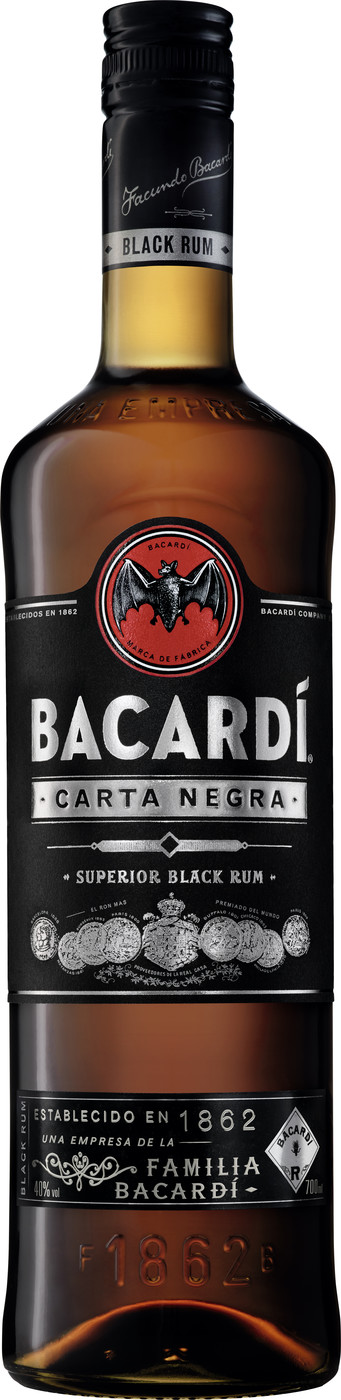 Bacardi Rum Carta Negra 37,5% 0,7l
