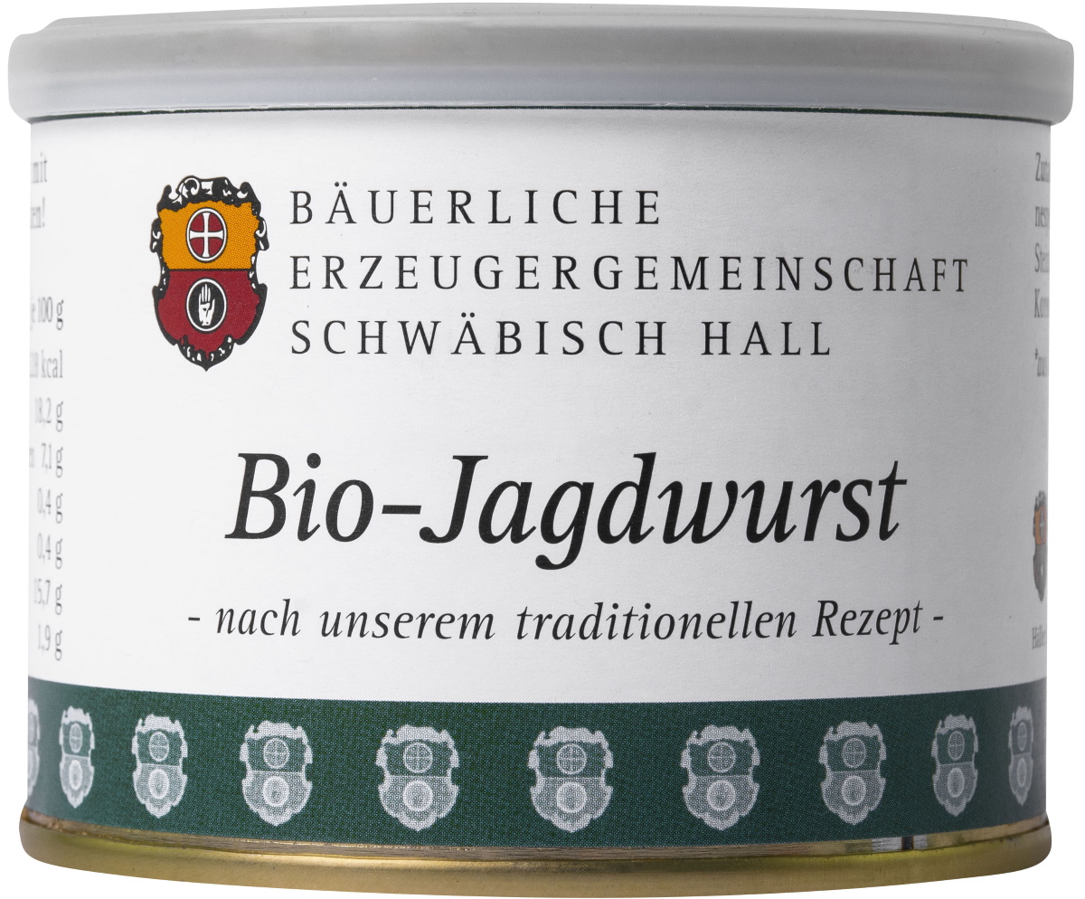 Bäuerliche EZG Schwäbisch Hall Bio-Jagdwurst 200G
