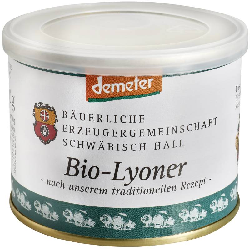 Bäuerliche EZG Schwäbisch Hall Demeter Bio-Lyoner 200G