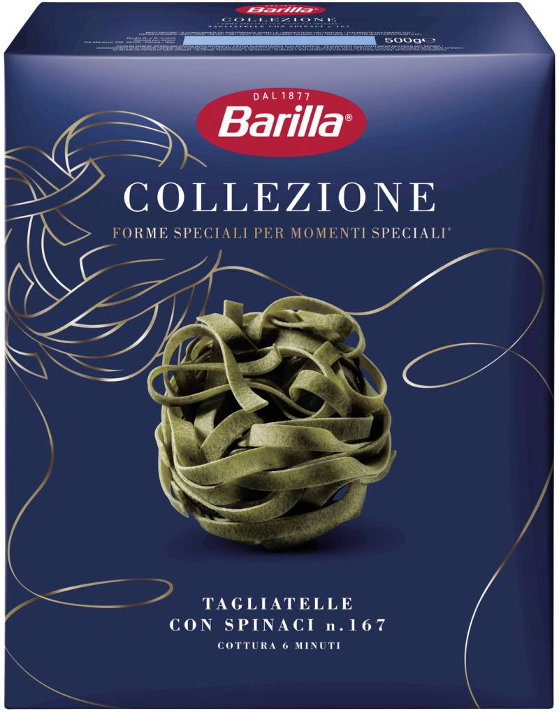 Barilla Nudeln La Collezione Tagliatelle con Spinaci 500G