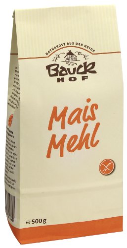 Bauckhof Maismehl, 2er Pack (2 x 500 g Tüte) - Bio